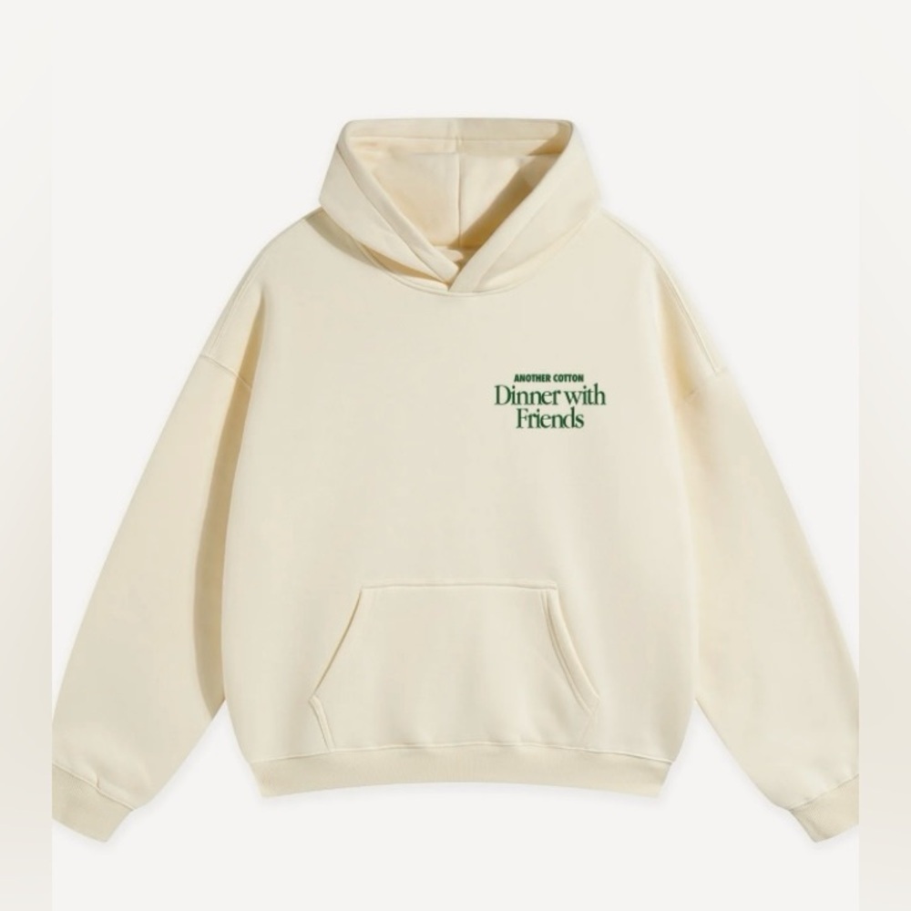 ANOTHER COTTON DINNER WITH FRIENDS OVERSIZED HOODIE unisex